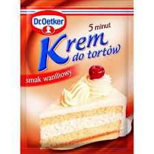 20x Dr.Oetker Krem Tortow Waniliowy 120g