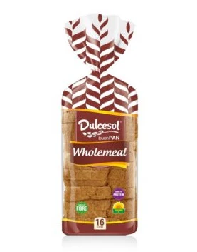 10x Dulcesol Wholemeal Sliced Bread 460g