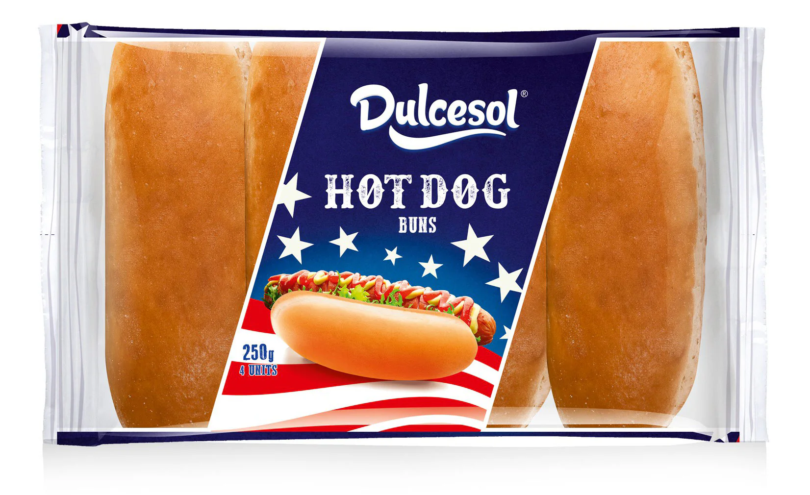 8x Dulcesol Hot Dog Buns