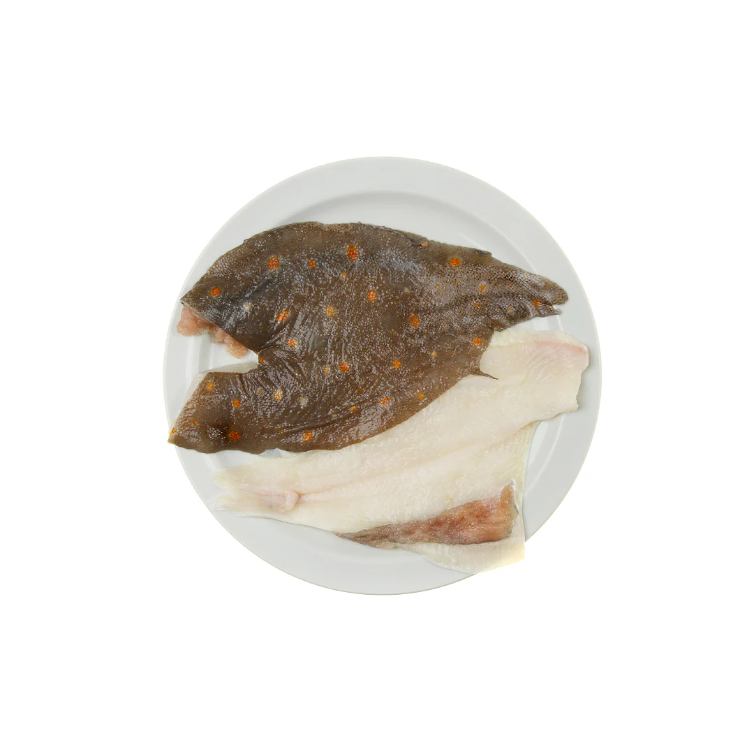 Frozen Skin-On, Boneless Dutch Plaice Fillets 7-8oz (4.54kg)