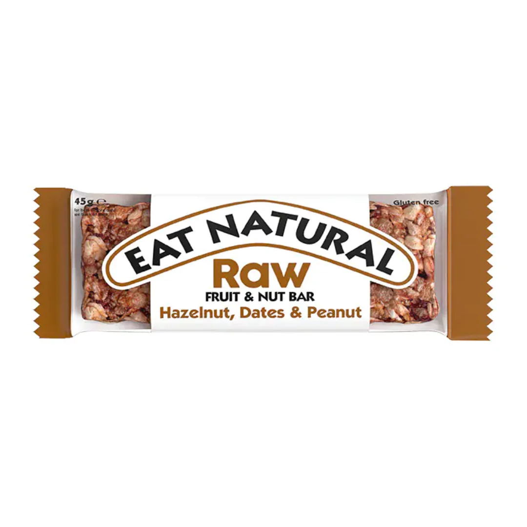 Eat Natural Raw Fruit & Nut Bar Hazelnut, Dates & Peanut 45g