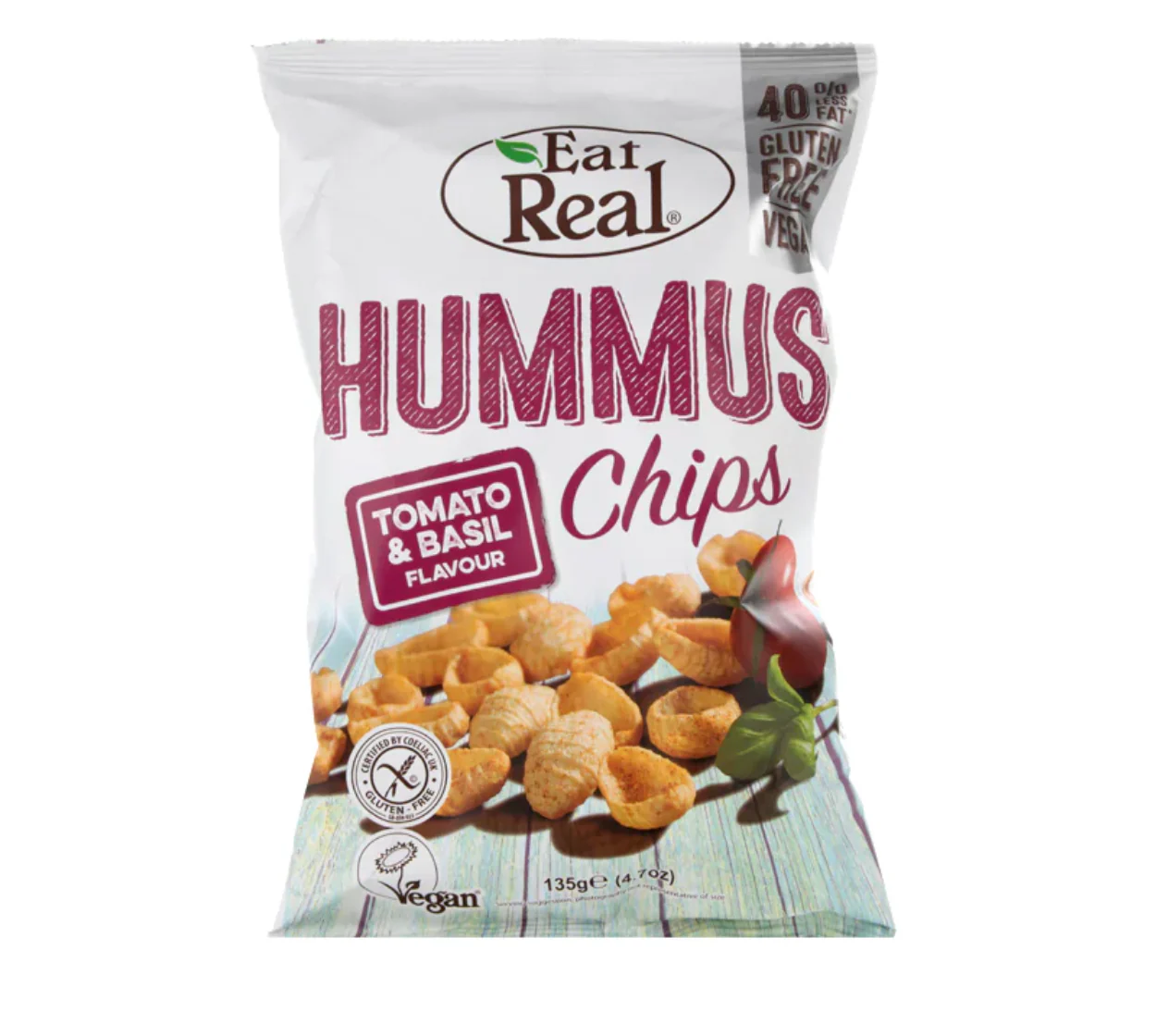 Eat Real Humus Tomato & Basil