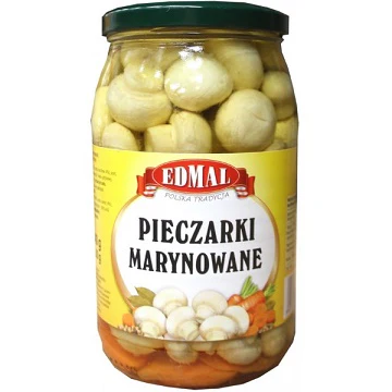 8x Edmal Pieczarki Marynowane 840ml