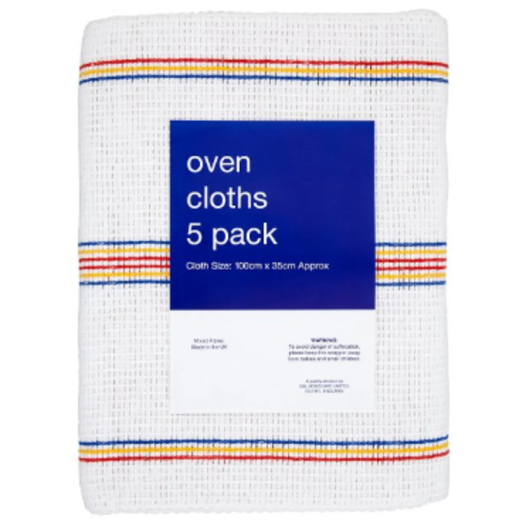 EGL Oven Cloth 5 Pack x Case of 9