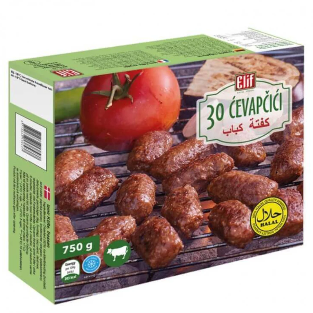 Halal Elif 30 Cevapcici 750gr