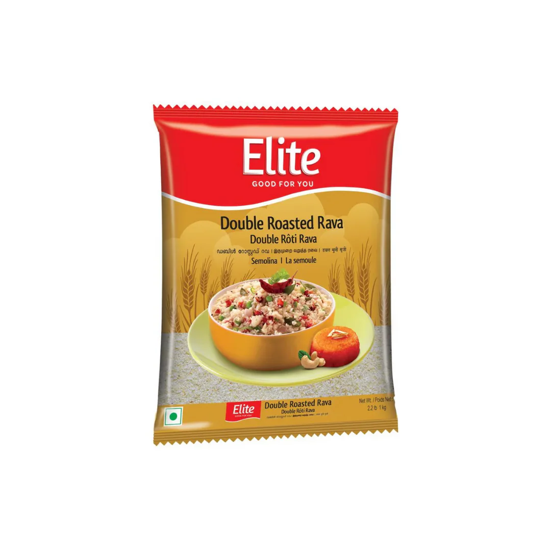 Elite Double Roasted Rava 1kg x 6 pack
