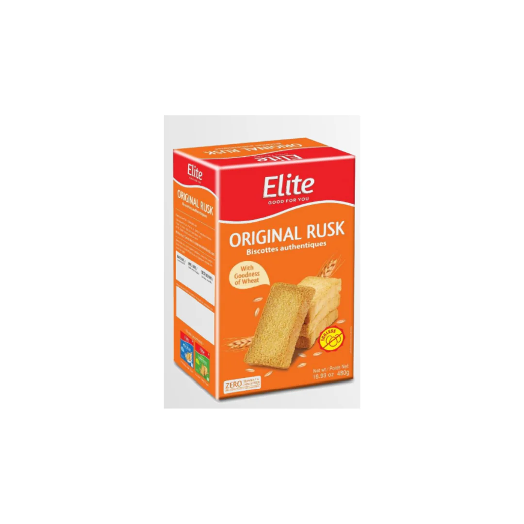 Elite Rusk - Original 480g x 6 pack