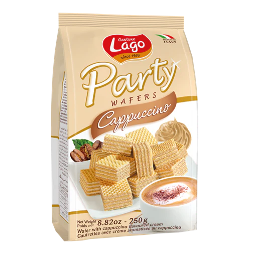 10x Elledi Party Wafers Cappucino 250gr