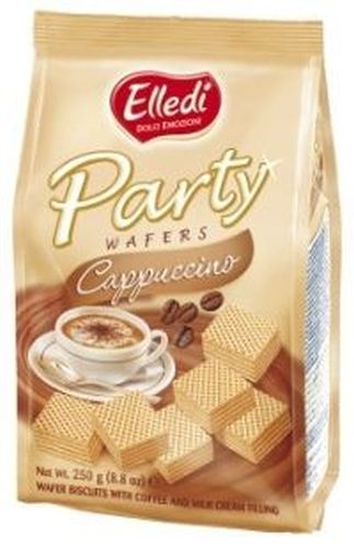 10x Elledi Party Wafers Cappuccino 250g