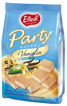 10x Elledi Party Wafers Vanilla 250g