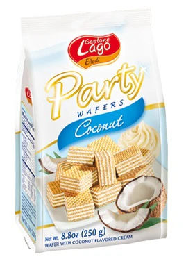 10x Elledi Party Wafers Coconut 250g