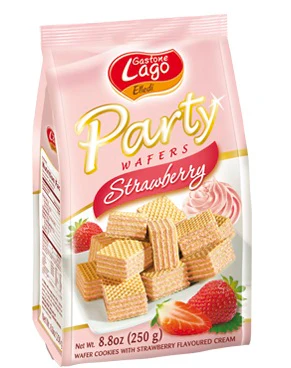 10x Elledi Party Wafers Strawberry 250g