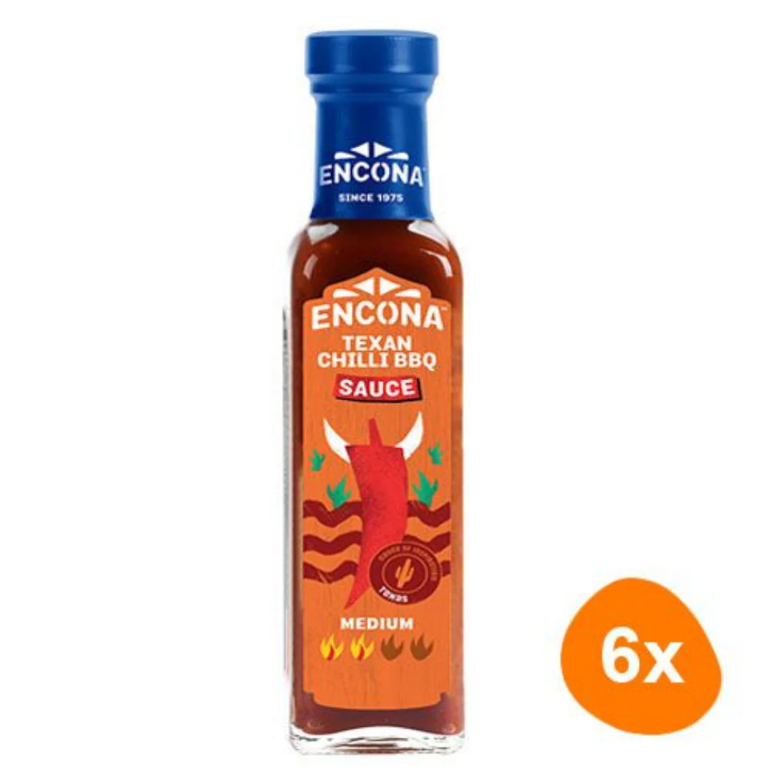 Encona Chilli BBQ Sauce 6 x 142ml