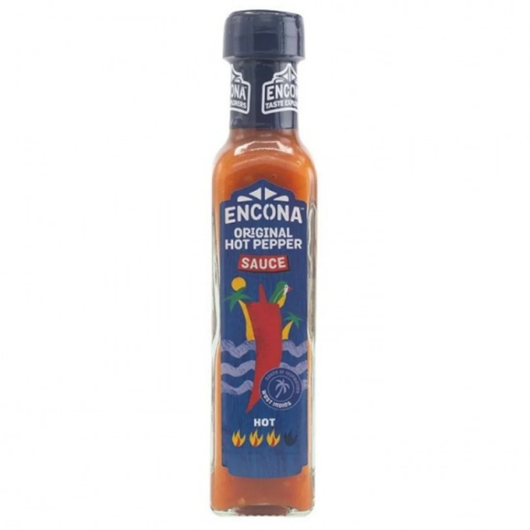 Encona Original Hot Pepper Sauce 6 x 220ml