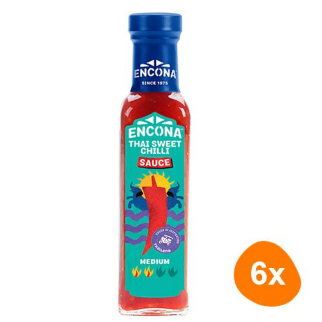 Encona Thai Sweet Chilli Sauce 6 x 220ml