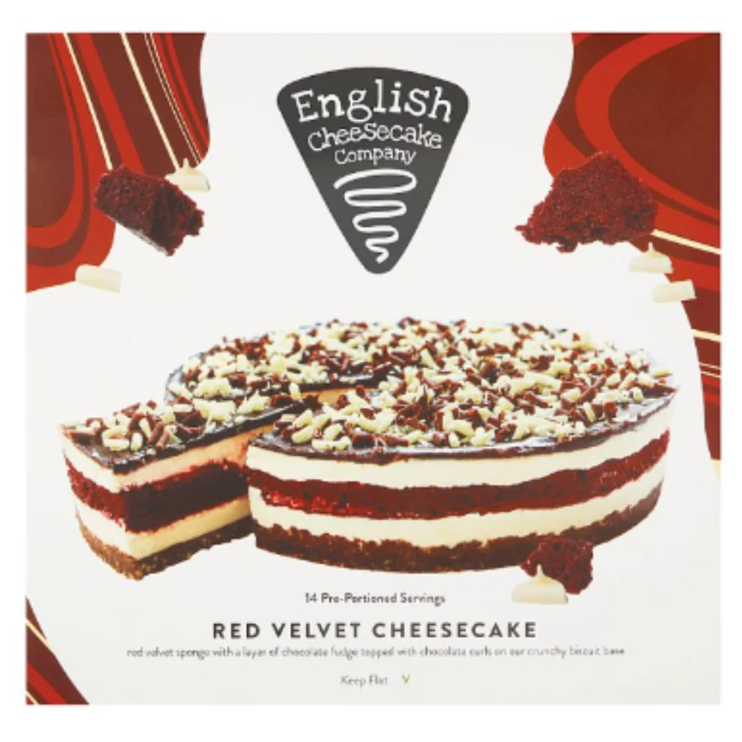 English Cheesecake Company Red Velvet Cheesecake 1.835 kg x 1 Pack