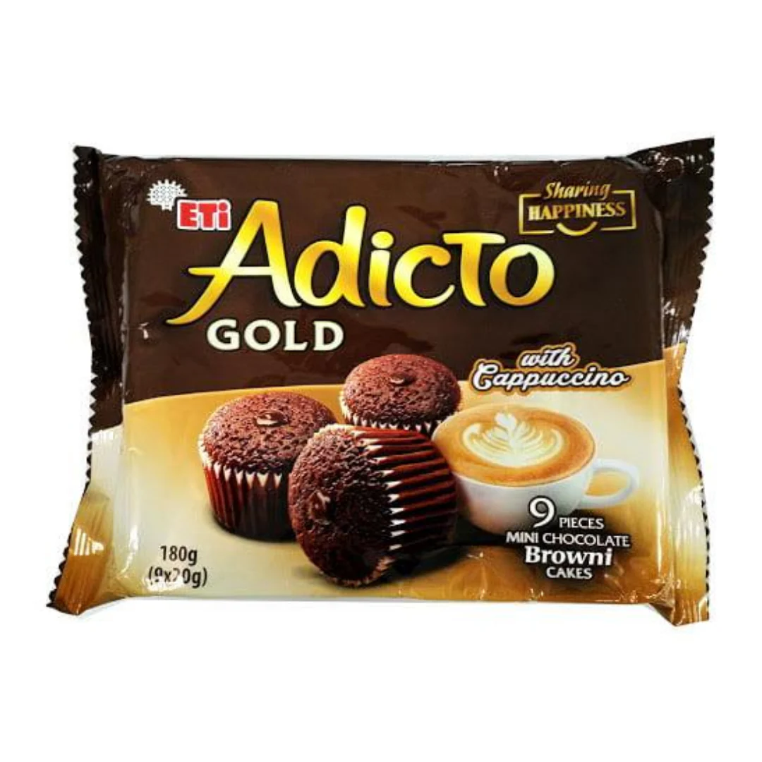 Eti Adicto Browni Gold Cocoa 180Gr