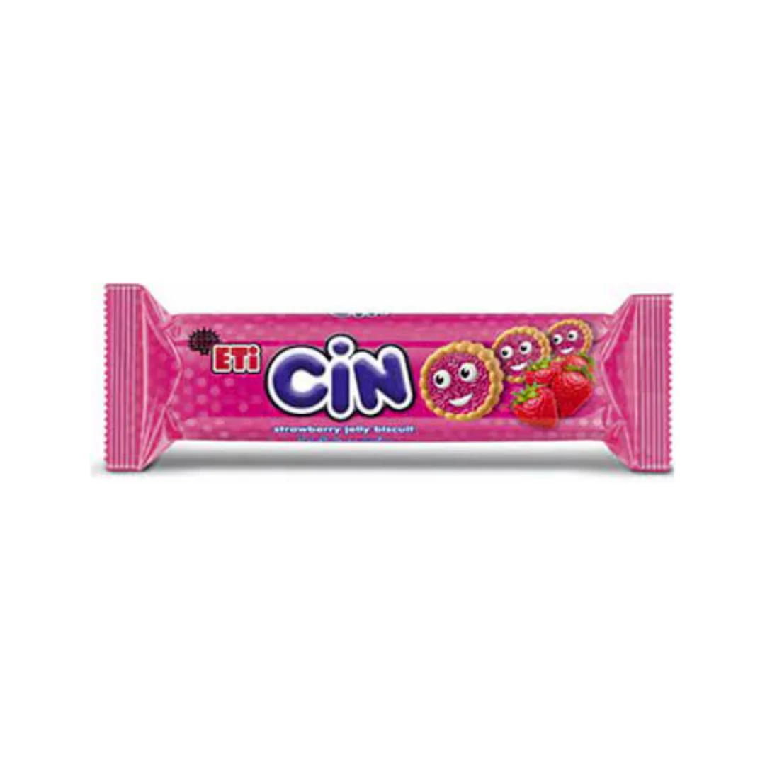 Eti Cin Strawberry Bite Size 96Gr