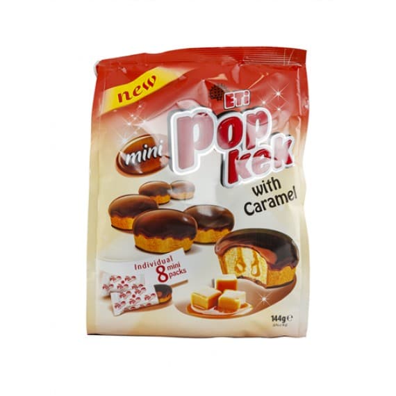 Eti Popkek Mini Caramel 144Gr