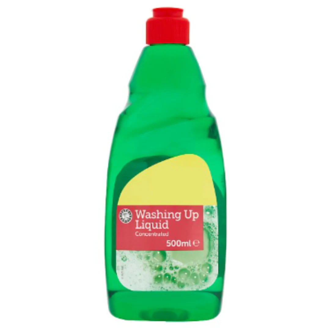 Euro Shopper Washing Up Liquid Concentrated 500ml x Case of 8