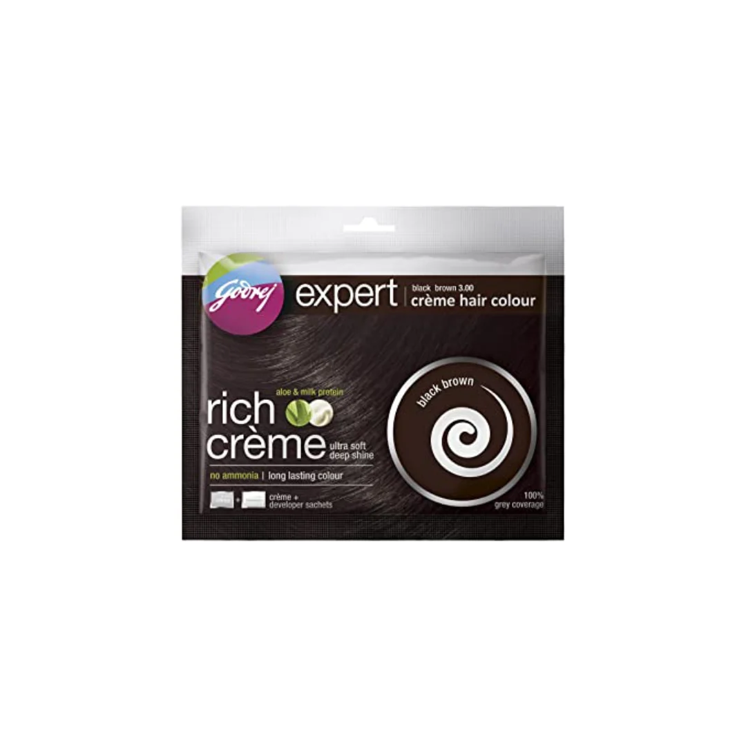 Expert Crème Hair Colour - Black Brown 8X20g x 6 pack
