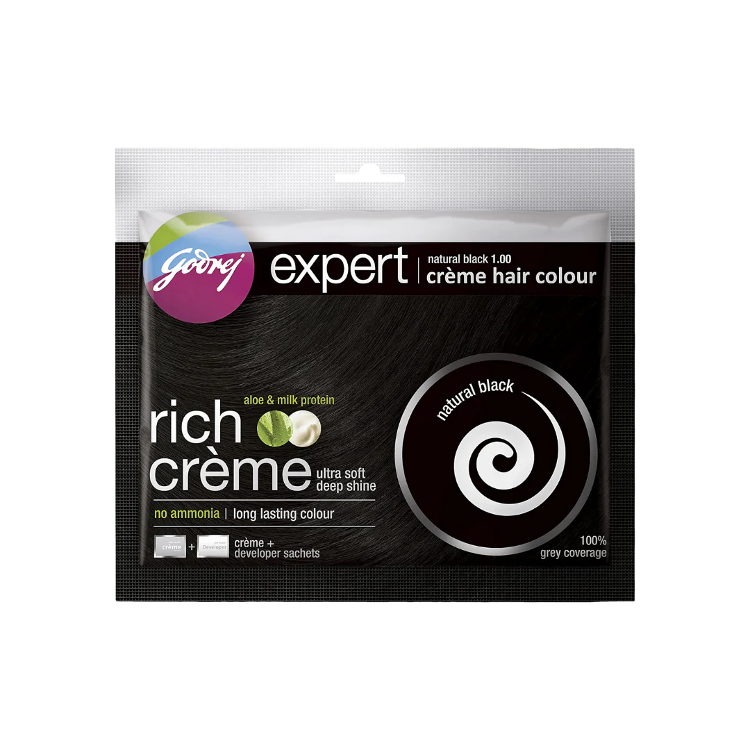 Expert Crème Hair Colour - Natural Black 8X20g x 6 pack
