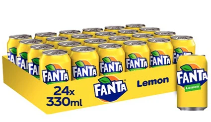 24x Fanta Lemon Can 330ml
