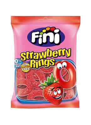 12x Fini Strawberry Rings Halal (Bag)