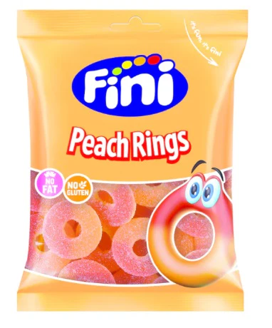 12x Fini Peach Rings Halal (Bag)