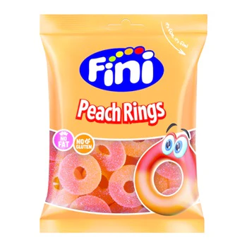 12x Fini Halal Peach Rings 75gr