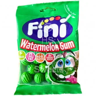 12x Fini Halal Watermelon Bubble Gum 75gr
