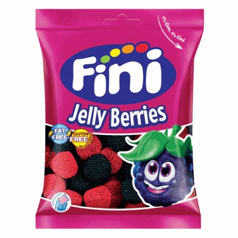 12x Fini Jelly Red & Black Berries Halal 75gr