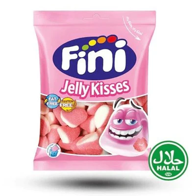 12x Fini Strawberry Kisses Halal 75gr