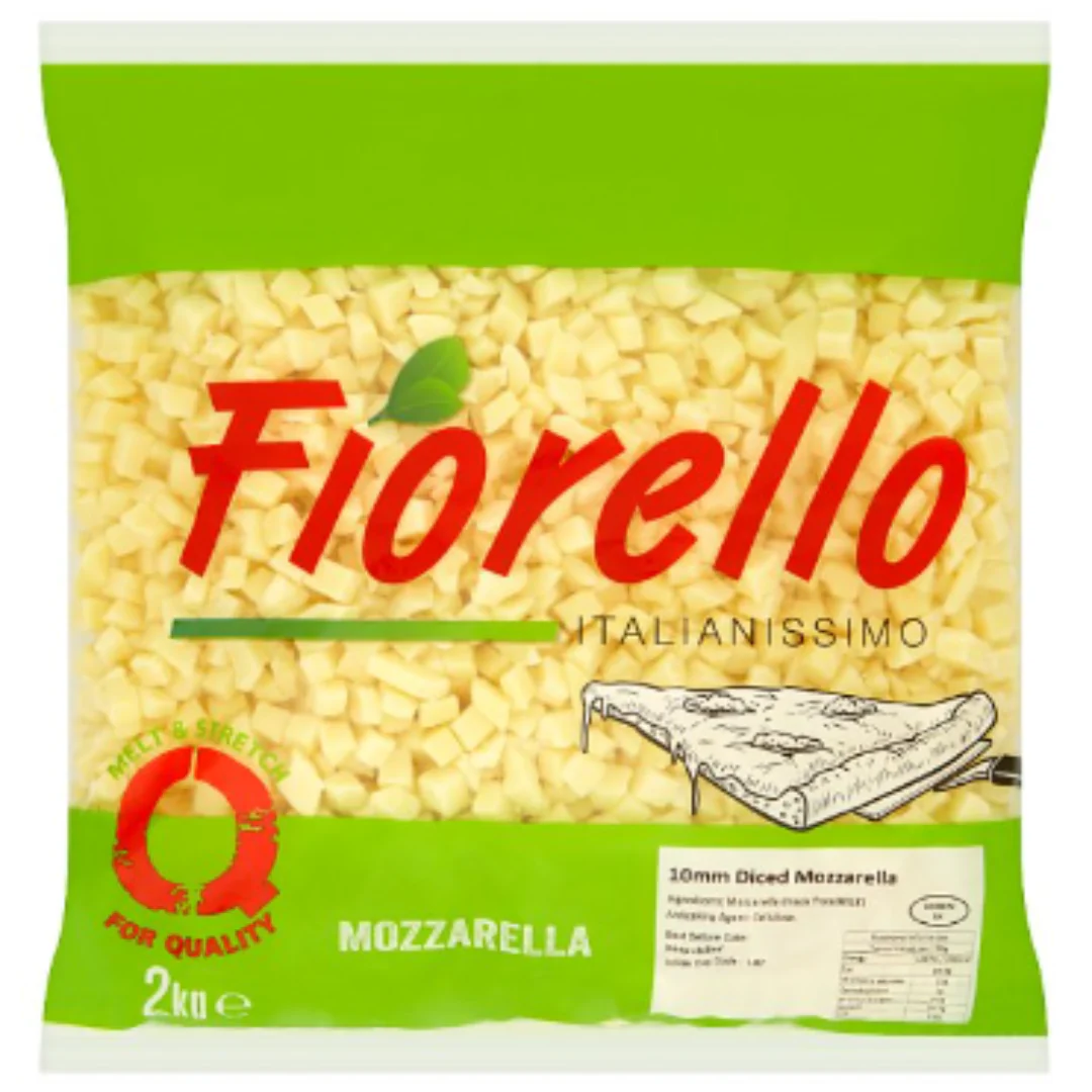 Fiorello Italianissimo Mozzarella 10mm Diced 2kg x 6