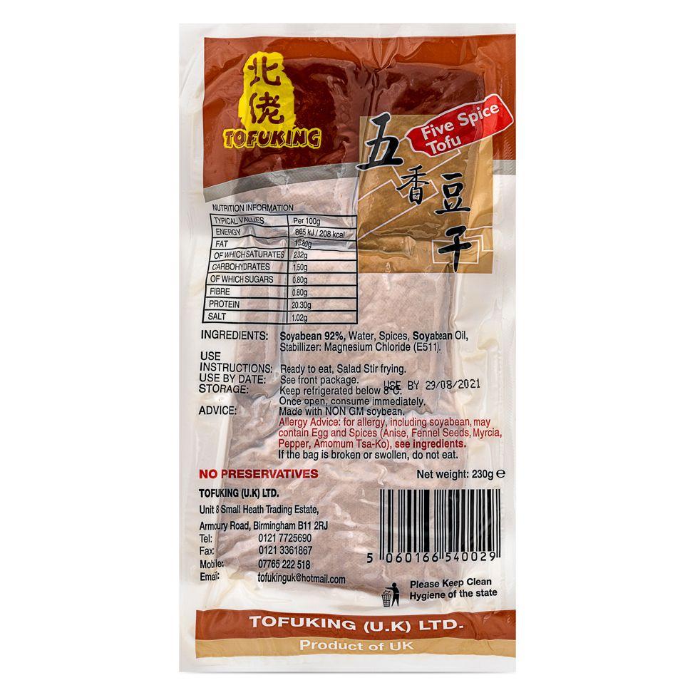 Tofu King Five Spice Tofu 230g