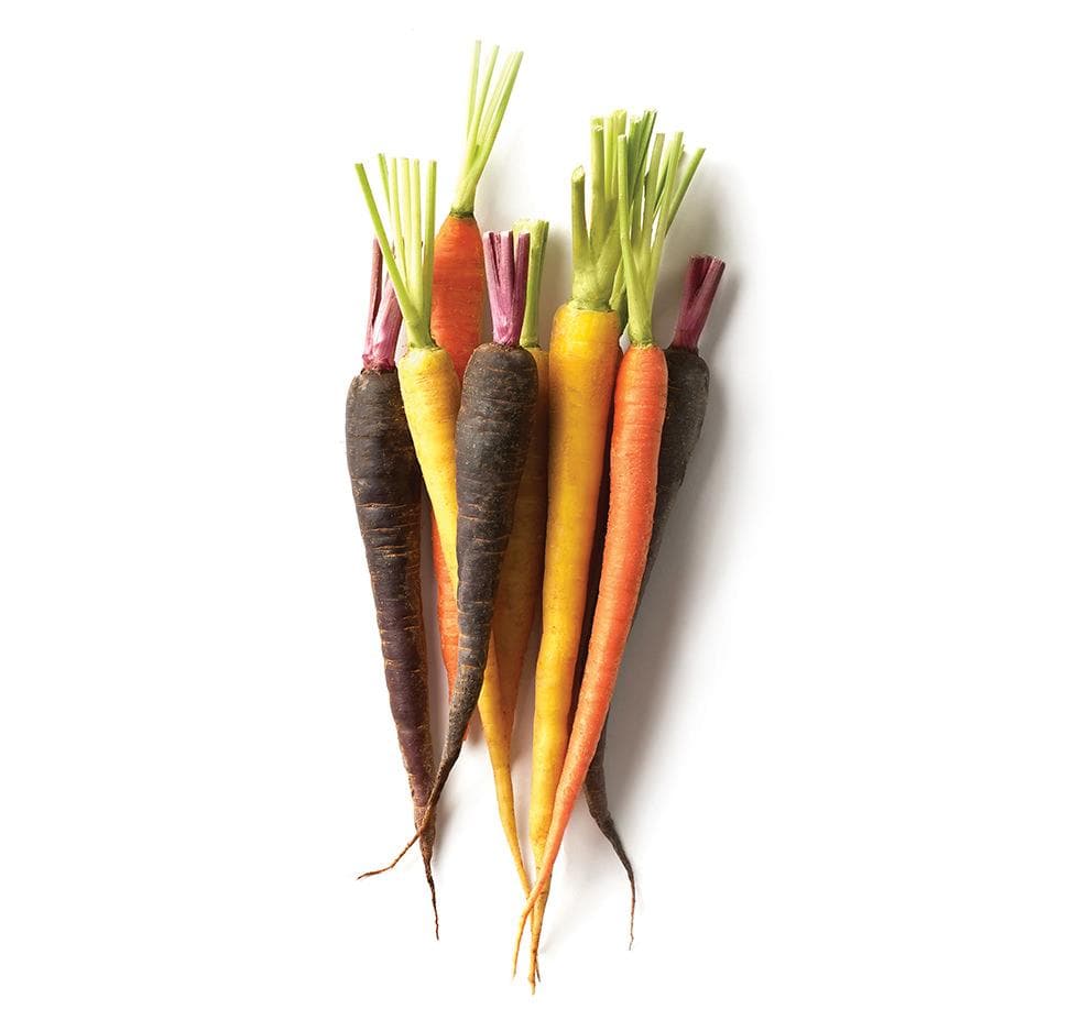 Fresh Baby Rainbow Carrots 6 Units