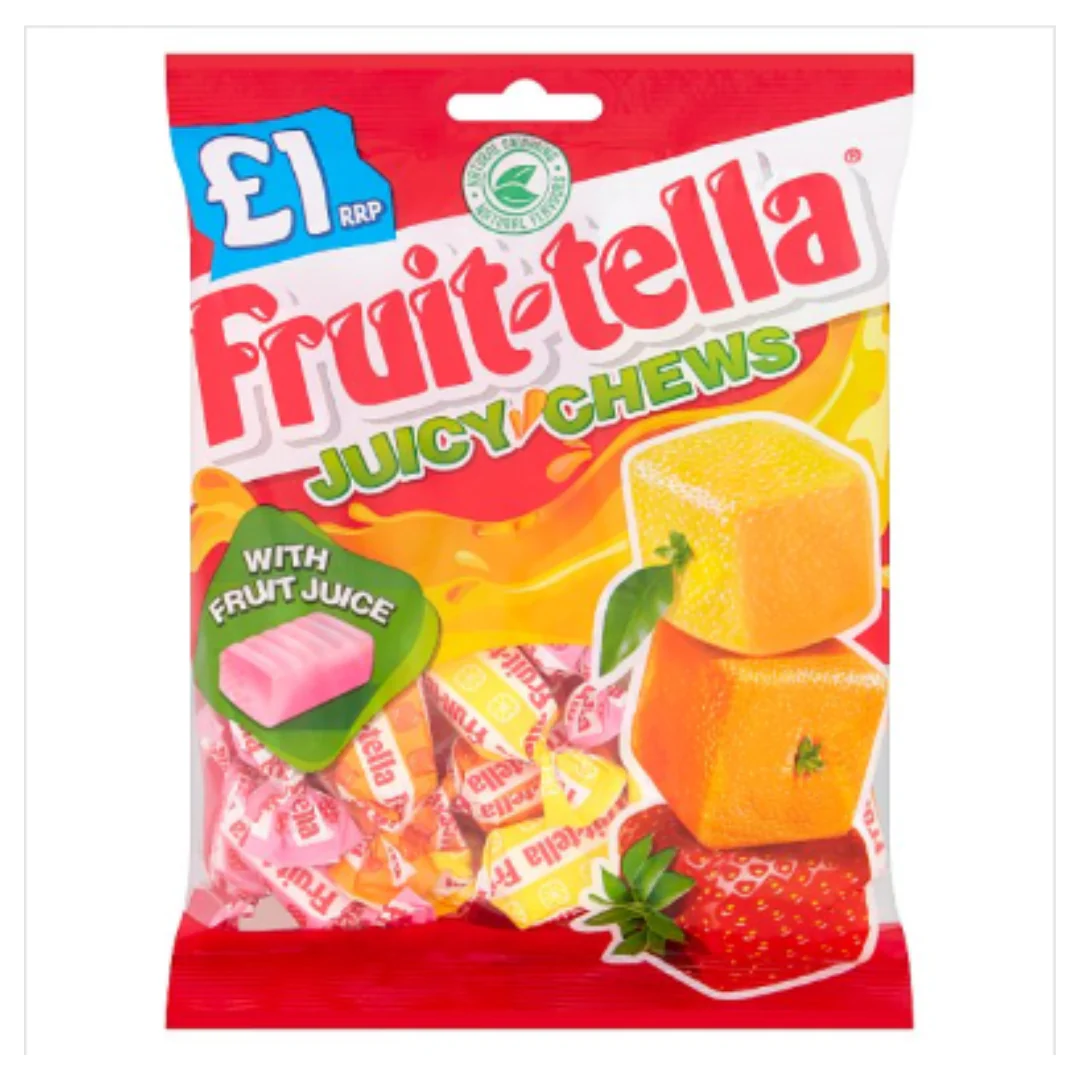 Fruittella Juicy Chews Bag 135g x Case of 12
