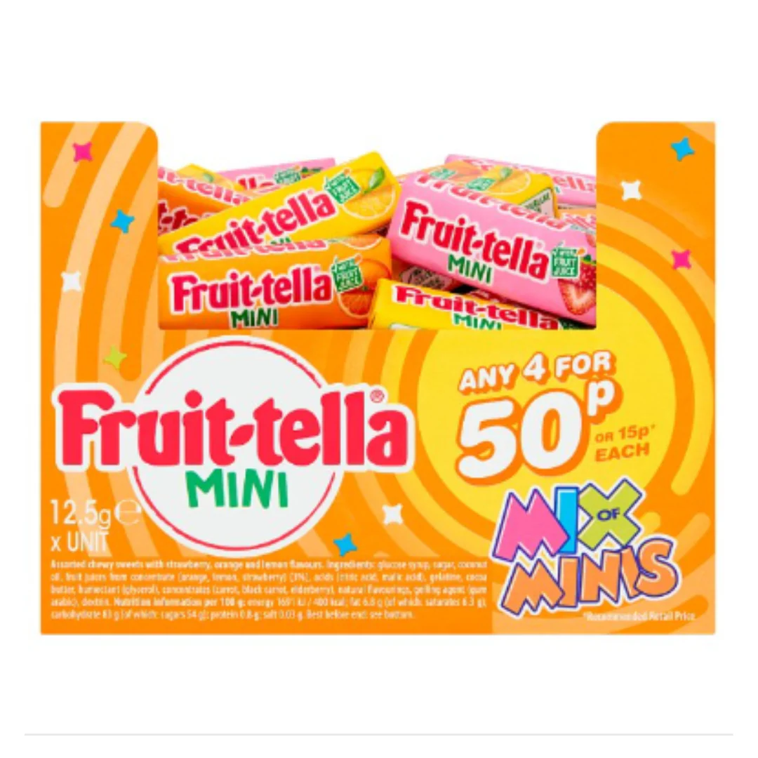 Fruittella Mix of Minis x Case of 1