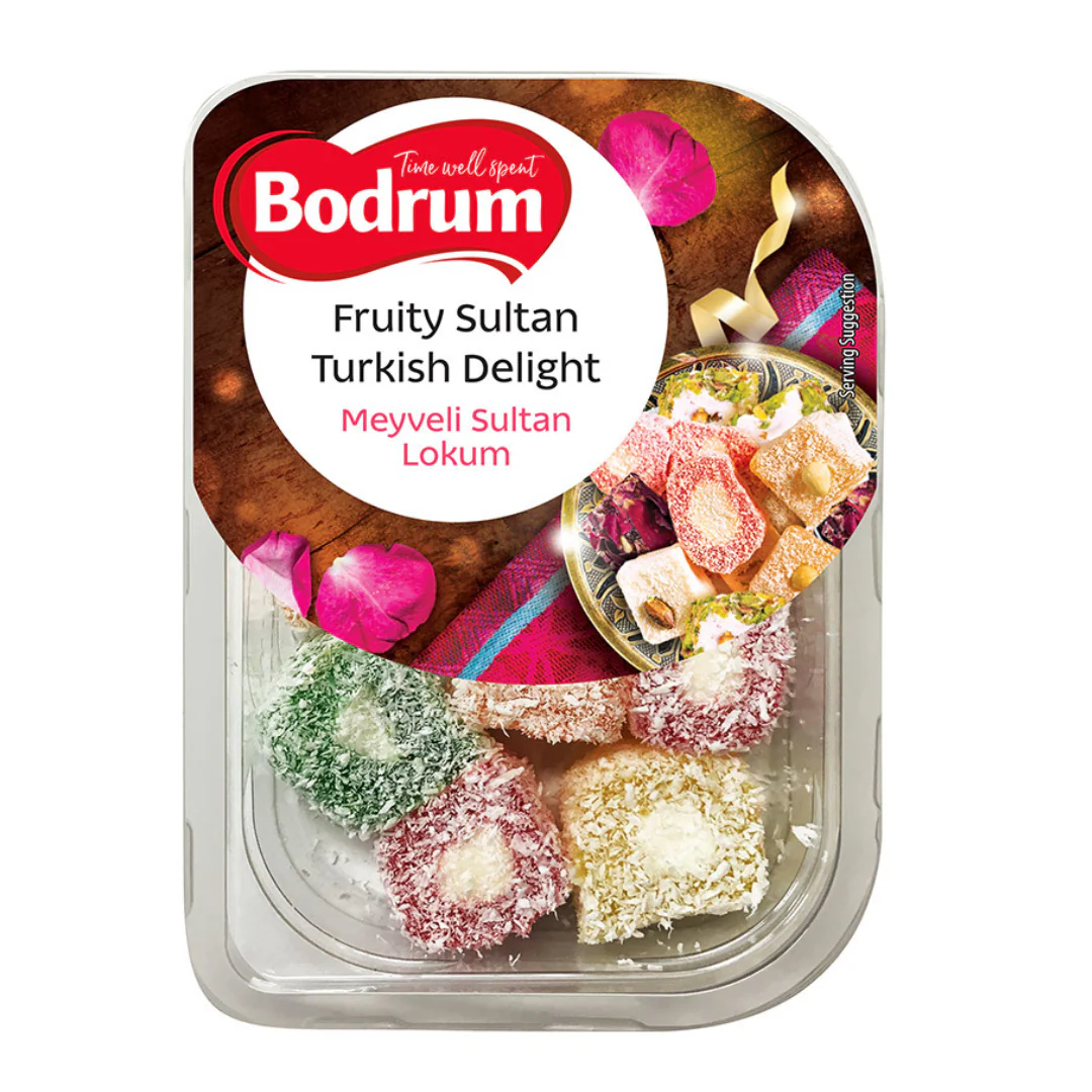 Bodrum Fruity Sultan Turkish Delight 200gr
