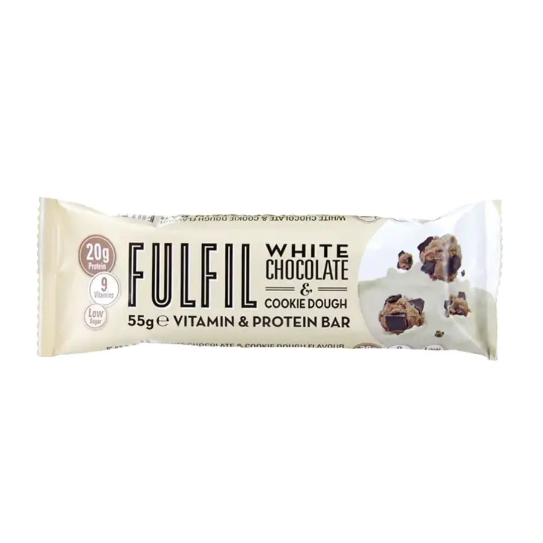 Fulfil White Chocolate & Cookie Dough Bar 55g
