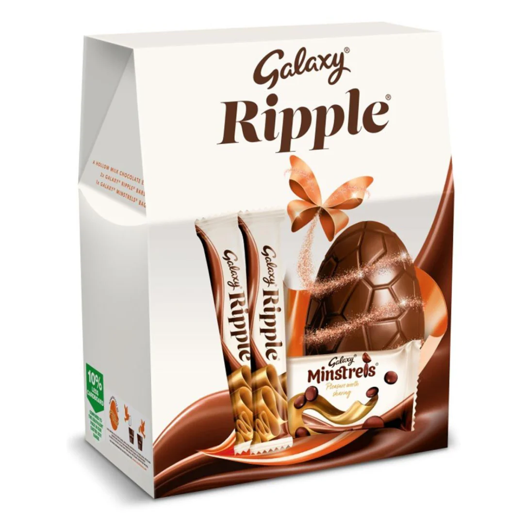 Galaxy Ripple Milk Chocolate Bar Extra Large Easter Egg 286gr