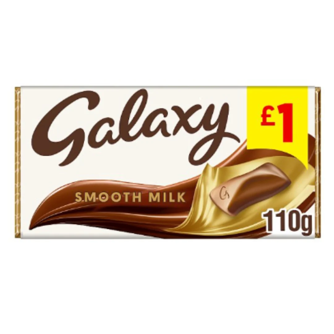 Galaxy Smooth Milk Chocolate Bar 110g x Case of 24