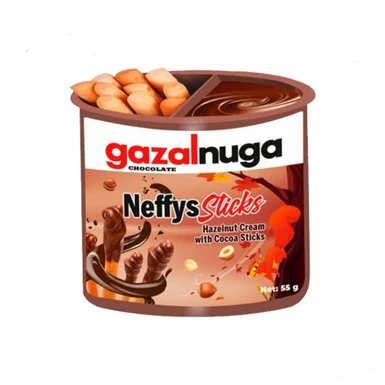 24x Gazalnuga Hazelnut Cream With Cocoa And Breadstick