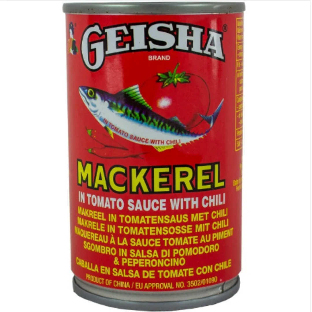 Geisha Mackerel in Tomato Sauce with Chilli 12 x 425g