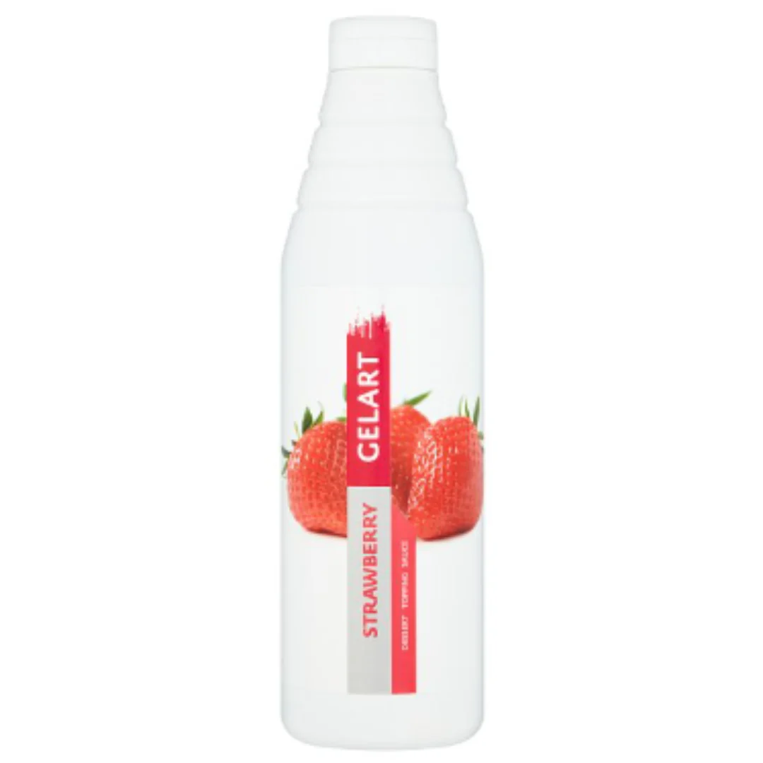 Gelart Strawberry Dessert Topping Sauce 1000g x 6