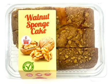 4x Gimar Walnut Sponge Cake 360gr