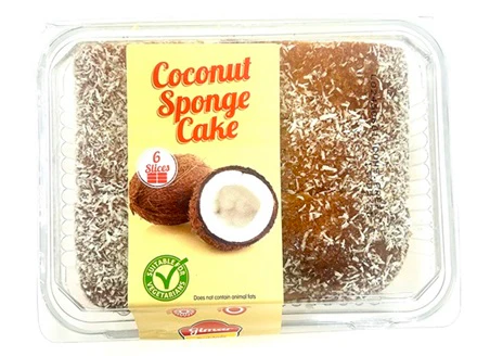 4x Gimar Coconut Sponge Cake 360gr