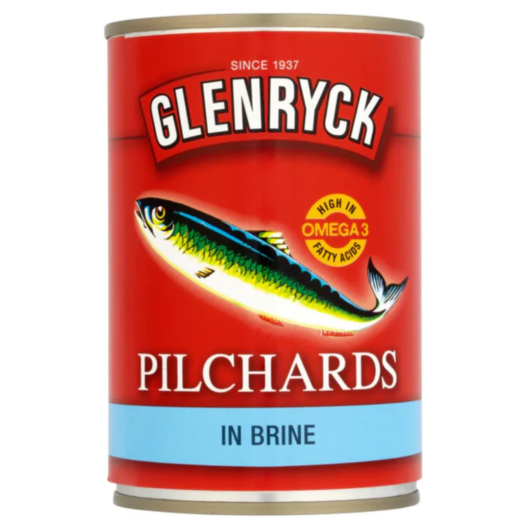 Glenryck Pilchards in Brine 12 x 400g
