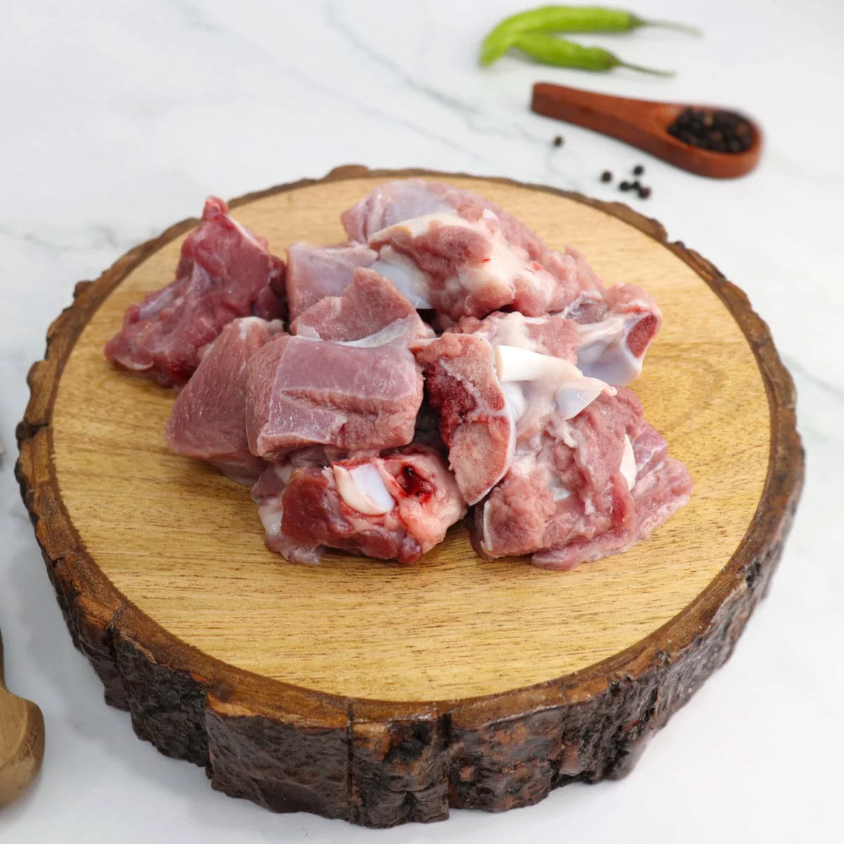 Halal Bone-In Goat Meat 250gr - Image 3