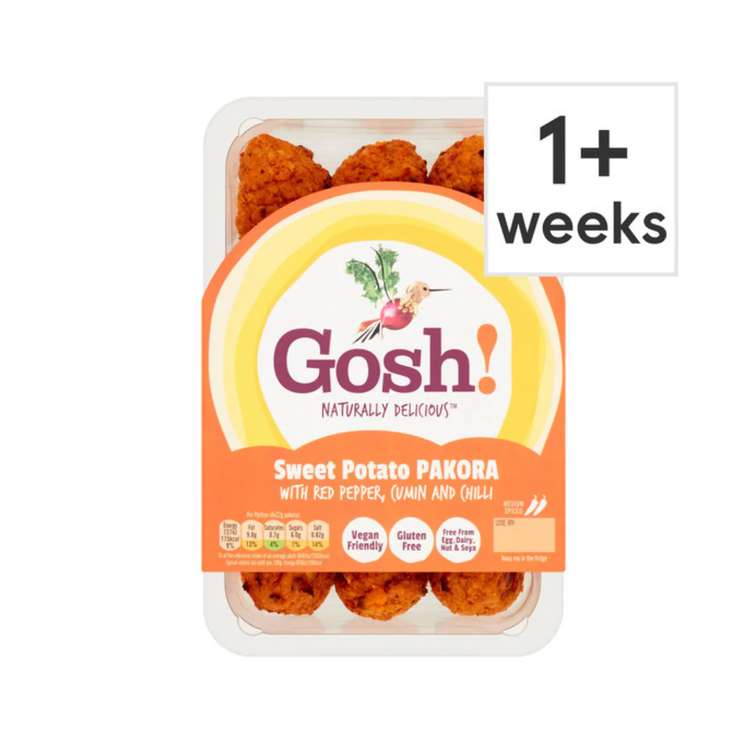 Gosh Great Food Sweet Potato Pakora 300gr